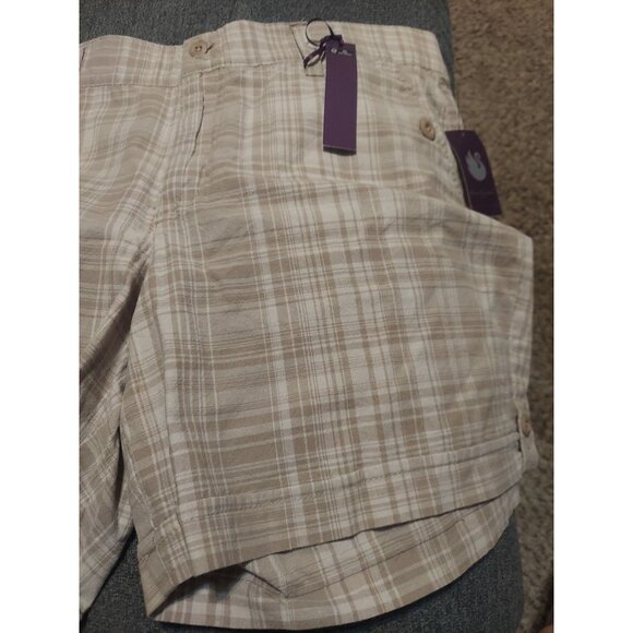 Gloria Vanderbuilt Size 14 Shorts Latte Wimens Celina NWT - Picture 2 of 16